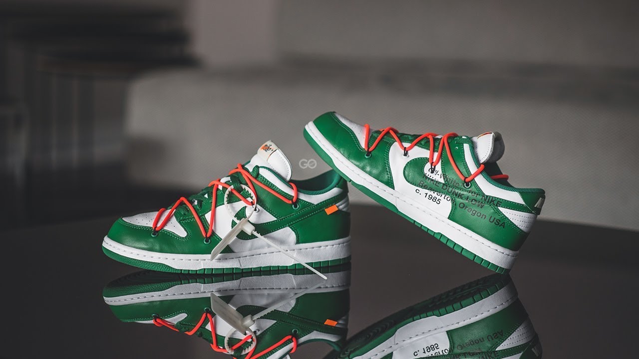 off white pine green dunk