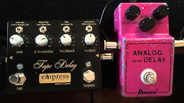 Ibanez AD 80 1979  VS  Empress Tape Delay
