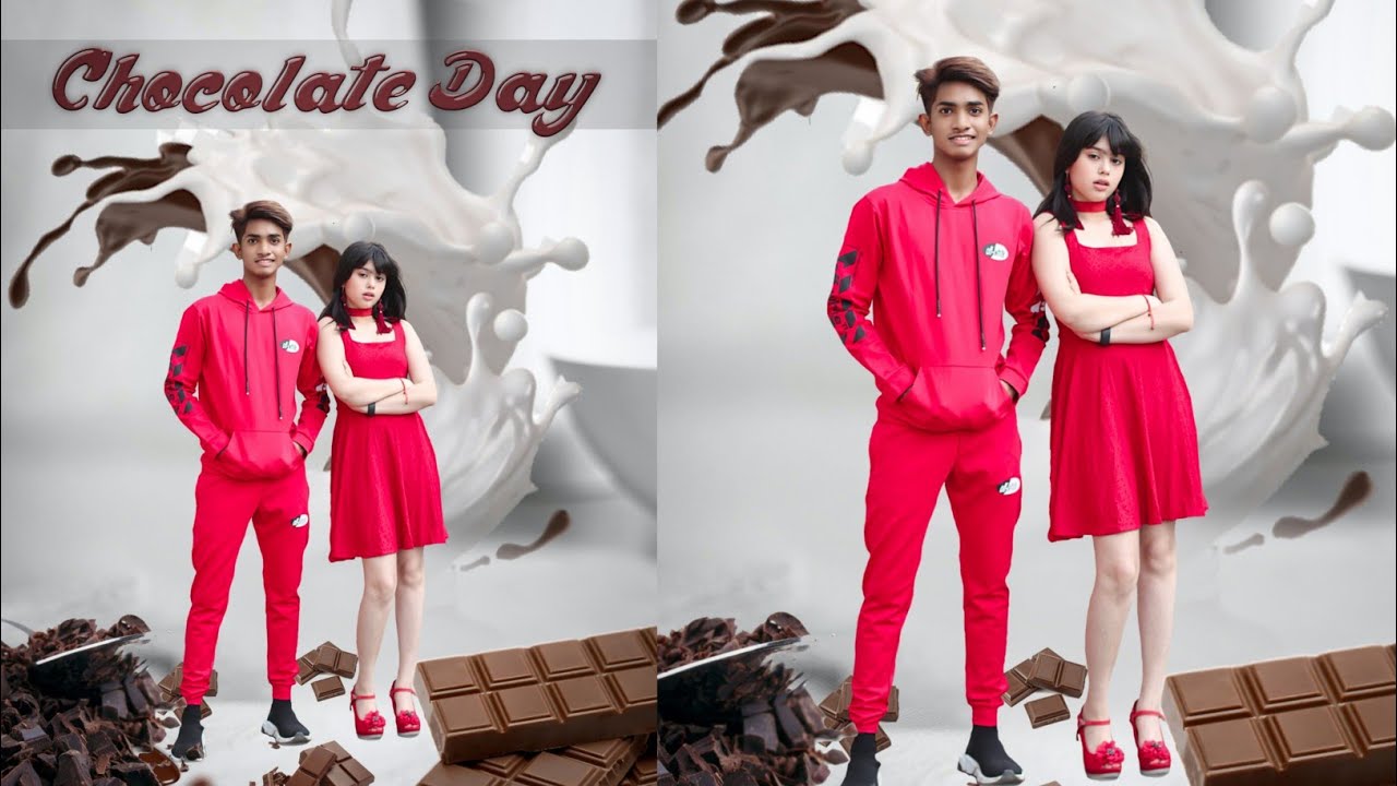 Happy Chocolate Day Photo Editing || PicsArt chocolate day photo editing || picsart editing