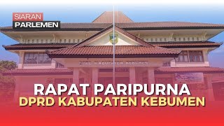 142nd Plenary Meeting, Session Period III of the 2025/2026 Legislative Year, Kebumen Regency Regi...