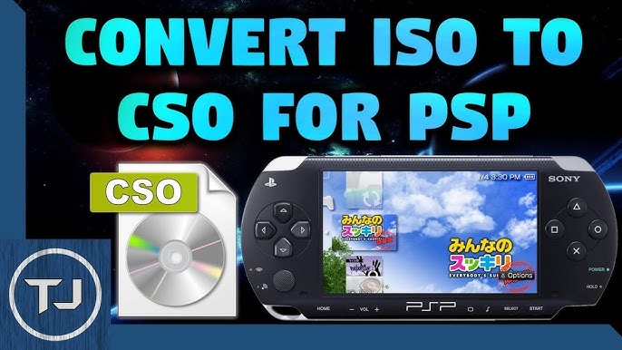 How To Compress PSP Games ISO to CSO For PSP & PPSSPP Android/ Retropie :  r/RetroPie