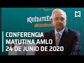 Conferencia matutina AMLO/ 24 de junio de 2020