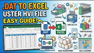 How to Open an HVI Machine .DAT File in Excel | HVI Data for Cotton Bale Laydown Planning