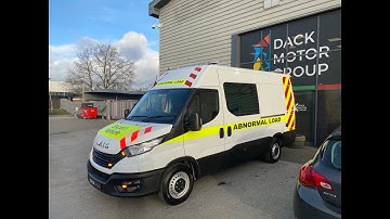 2024 Iveco Daily Heavy Haulage Abnormal Load Escort Van Sleeper Cab Kitchen Toilet Air-con CB Radio