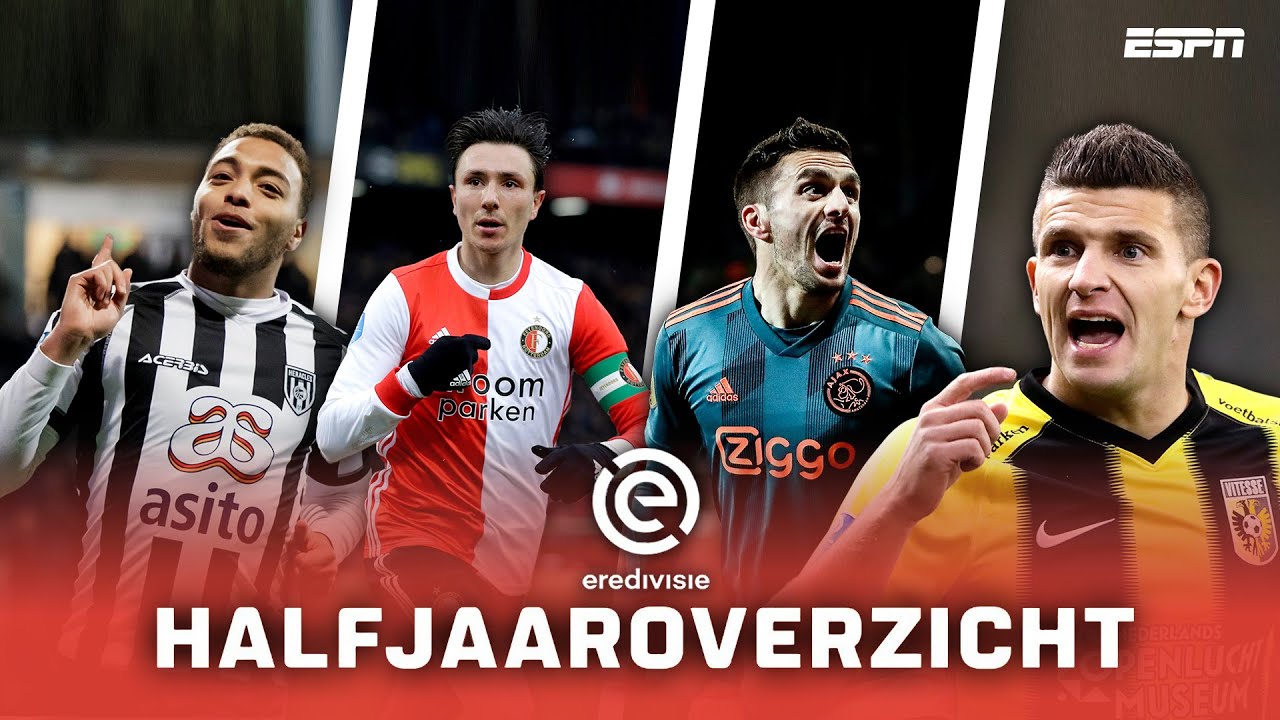 Halfjaaroverzicht Eredivisie 2019/'20