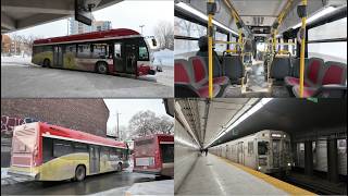 TTC 51 Leslie Changed Route Bus Ride #6687 from Leslie Stn to Donlands Stn (February 9th, 2026)