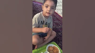 پیام بلال جان به اطفال که غذا نمیخورند 