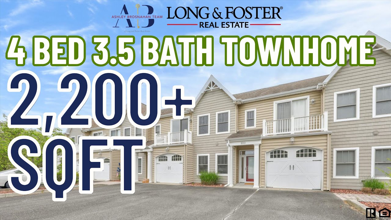 Spacious 4 Bed Townhome over 2,200 Square Feet - 2 Smithfield Ct, Ocean View