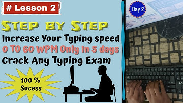 Typing lesson 2 || Typing tips and tricks|| Typing Techniques