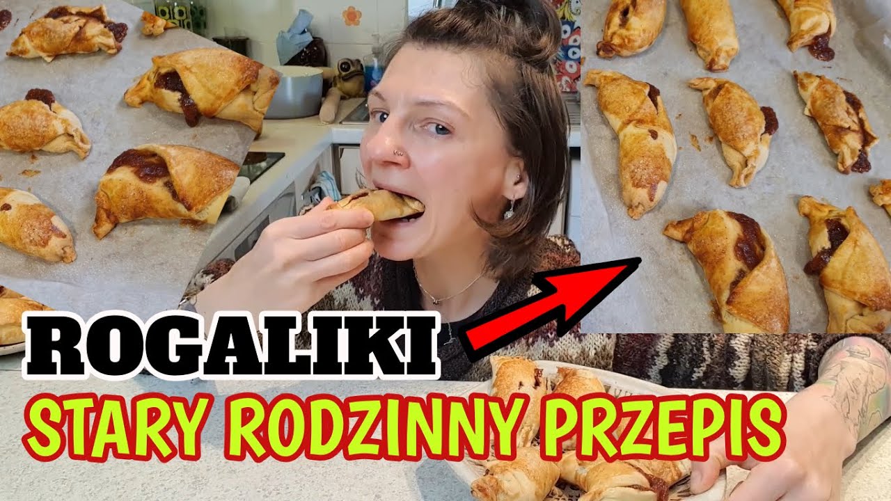 PIEKĘ ROGALIKI DROŻDŻOWE OD PODSTAW- STARY RODZINNY PRZEPIS
