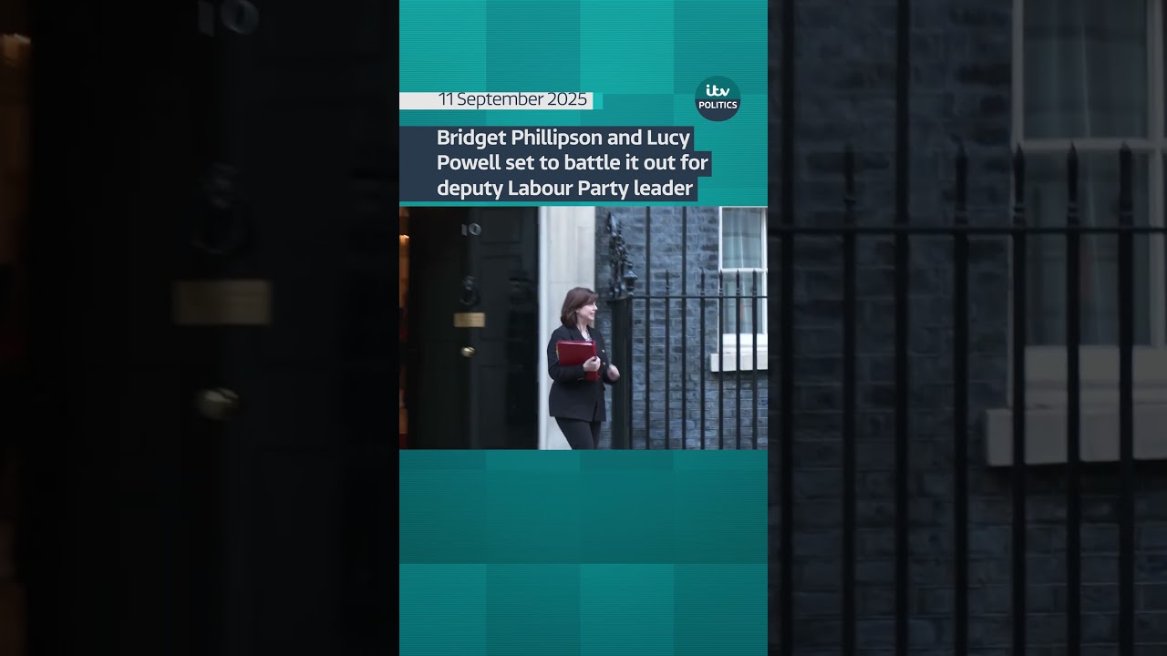 Bridget Phillipson and Lucy Powell battle for role as deputy Labour Party leader | ITV News
