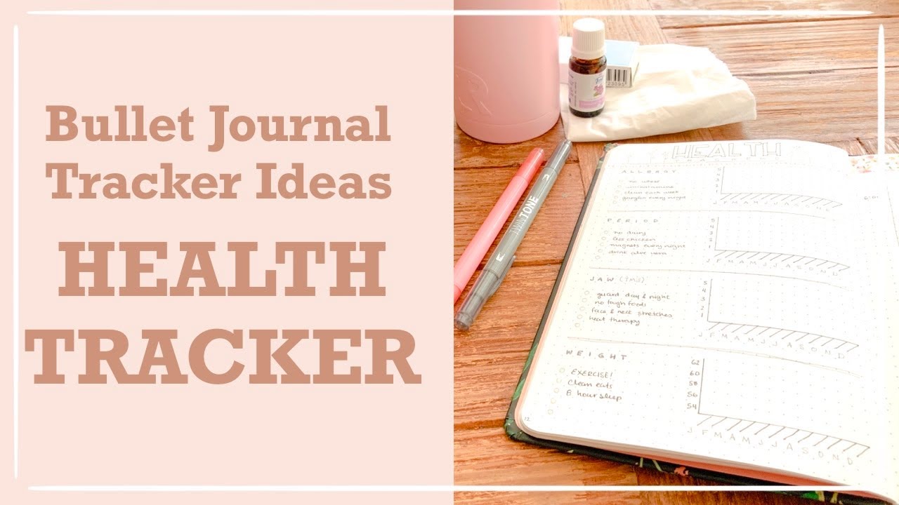 2020 Bullet Journal Health Tracker