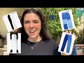 TRANSFORMA TUS JEANS VIEJOS a nuevos! | DIY COLOR BLOCK JEANS👖 (NO ES UN TURORIAL)