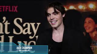Jack Chamption Carpet Interview at Don't Say Good Luck Premiere