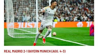 Real Madrid vs Bayern Munich (2-1) Full Highlights | UCL 2024 Semifinal 2nd Leg