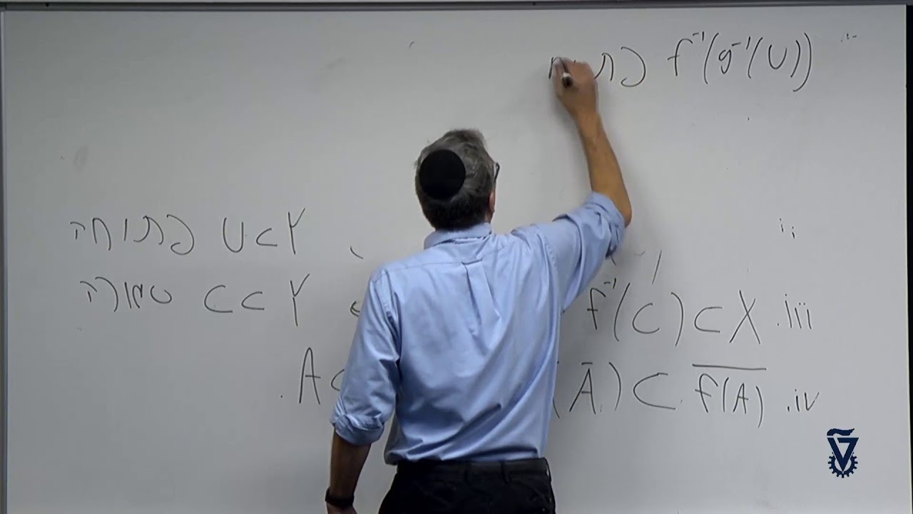 iit kharagpur 05 - מרחבים טופולוגים: הגדרות ודוגמאות