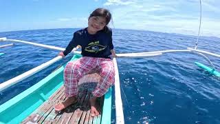 Natakot at Natulala Ang Bata sa Laki Ng dalawang nag sabay na GIANT Grouper!