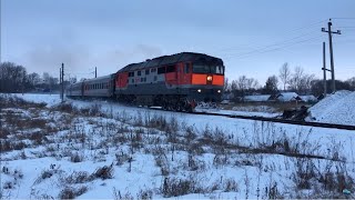 Тепловоз ТЭП70-0564 с поездом №340 Новороссийск-Нижний Новгород