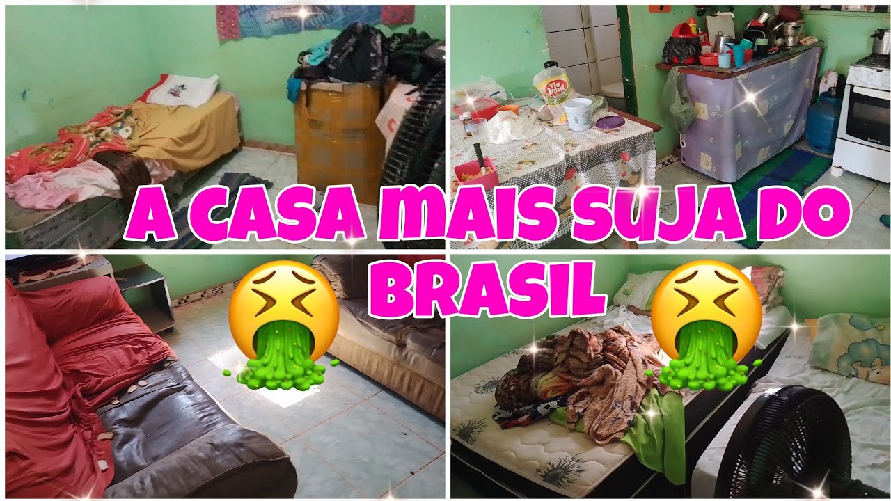 A casa mais suja do Brasil 🤮veja o como ficou - YouTube