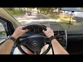 Mercedes A Class W169 POV drive