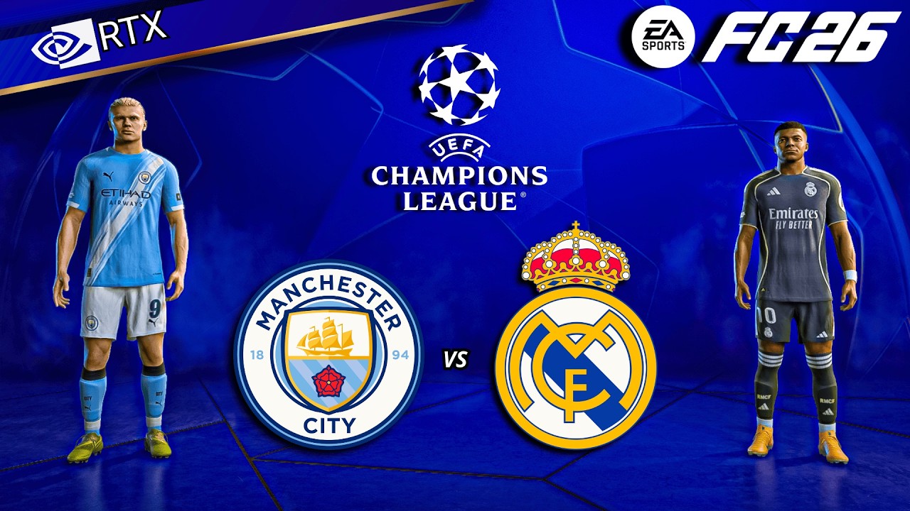 FC 26 - Manchester City vs Real Madrid | Champions League 25/26 Full Match | PC™ [4K60]
