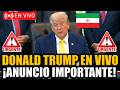 🔴URGENTE HABLA TRUMP EN VIVO DESDE LA CASA BLANCA CON ANUNCIO IMPORTANTE SOBRE IRÁN