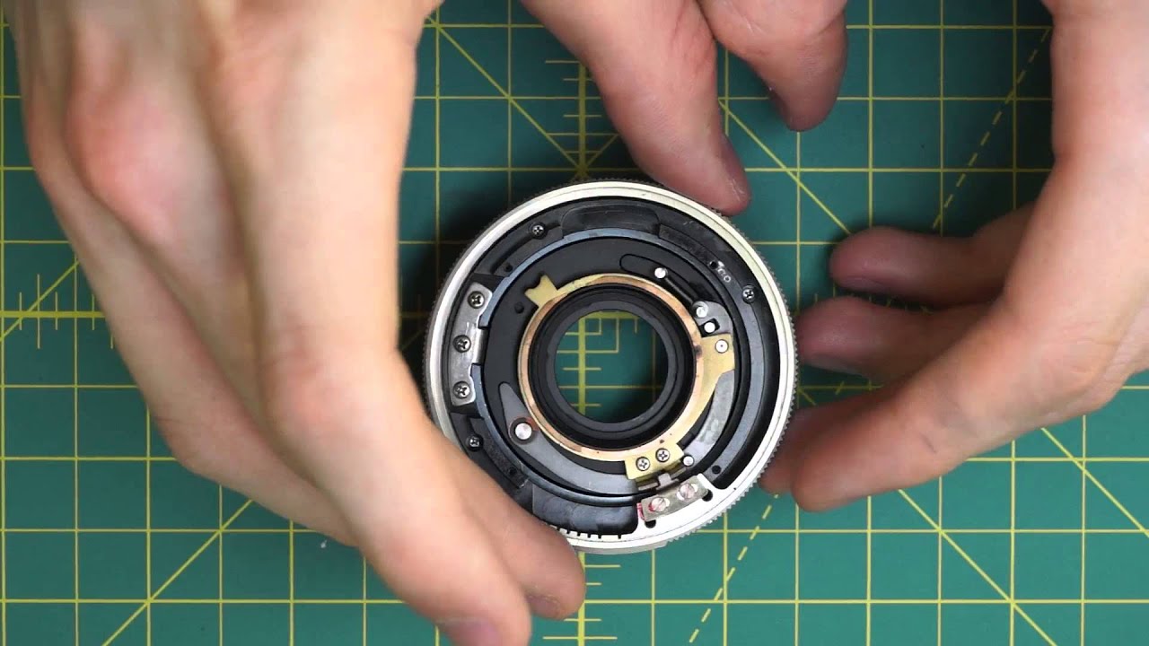 Minolta MC Rokkor-PF 55mm f1.9 Lens Full Disassembly and Aperture