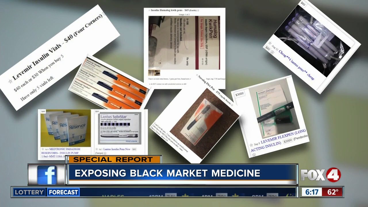Diabetics sell insulin and test strips on black market for extra cash