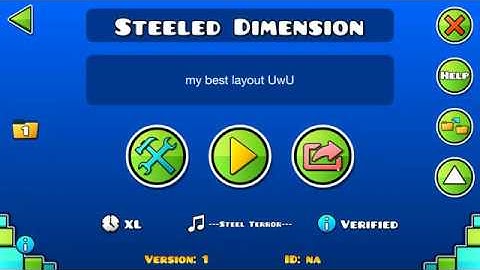MY BEST LAYOUT XL - Steeled Dimension - Geometry Dash 2.11 | MaxyLAND