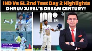 India vs Sri Lanka second Test Day 2 complete highlights 2026 today.