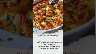 Parmesan Baked Shrimp Golden, bubbling, and irresistibly fragrant, each shrimp basks in a blank