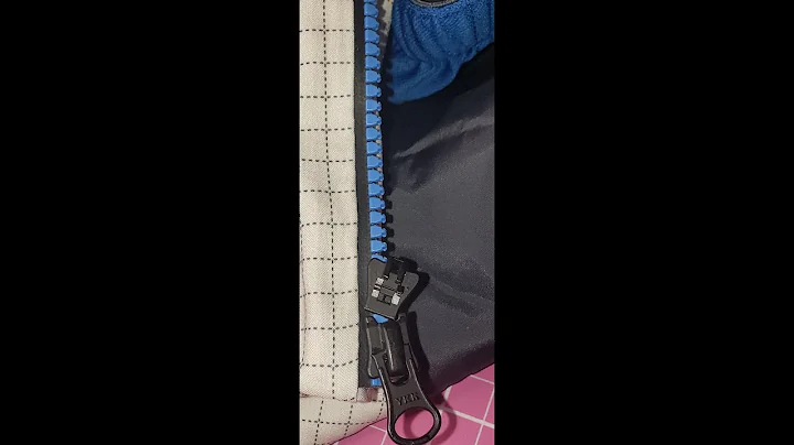 How to replace your slider on a double pull zipper with teeth