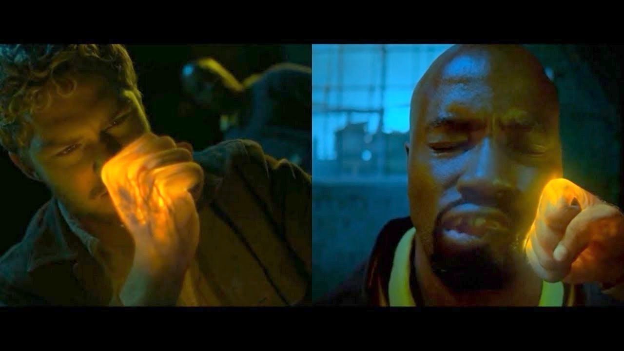 Iron Fist vs Luke Cage THE DEFENDERS 1X02 YouTube