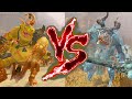 Bile trolls vs norscan ice trolls total war warhammer 3