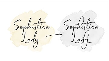 Sophistica Script Font Using OpenType Feature in Adobe Illustrator