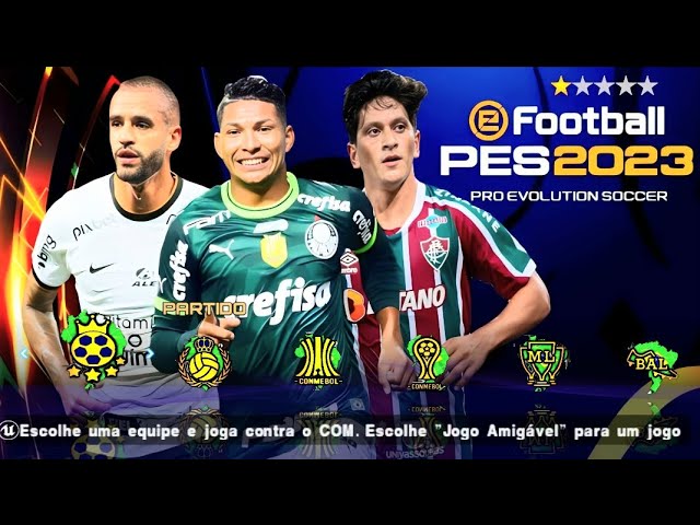 Pes 2023 PPSSPP Brasileirão e Europeu Atualizado – FernandoPlay