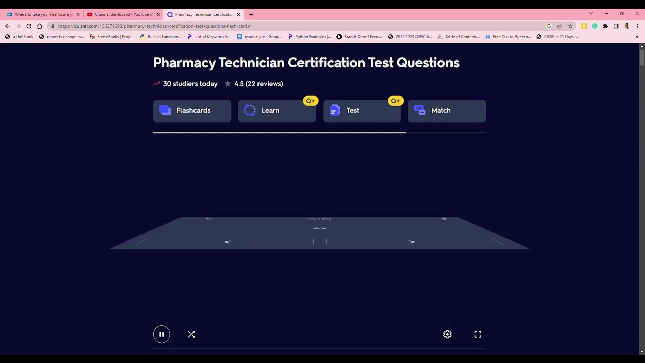 Pharmacy Technician Certification Test Questions Flashcards Quizlet 3