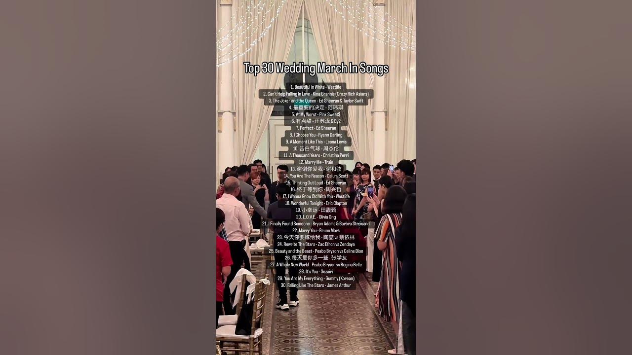 Top 30 Wedding March In Songs