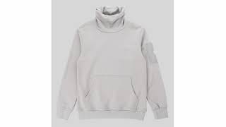 Solid turtleneck sweatshirt