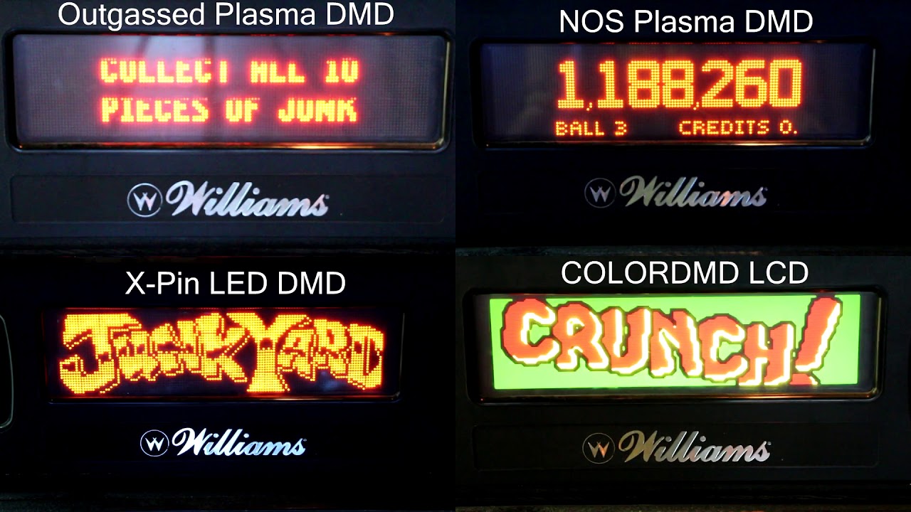 ColorDMD LCD vs. X-Pin LED vs. Plasma DMD Side by Side Comparison - YouTube