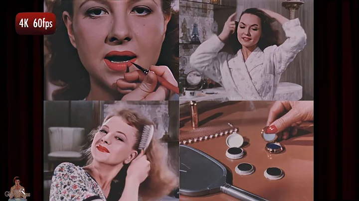 Vintage 1950s Makeup Tutorial & Hair Care Routine | 4K 60fps - DayDayNews