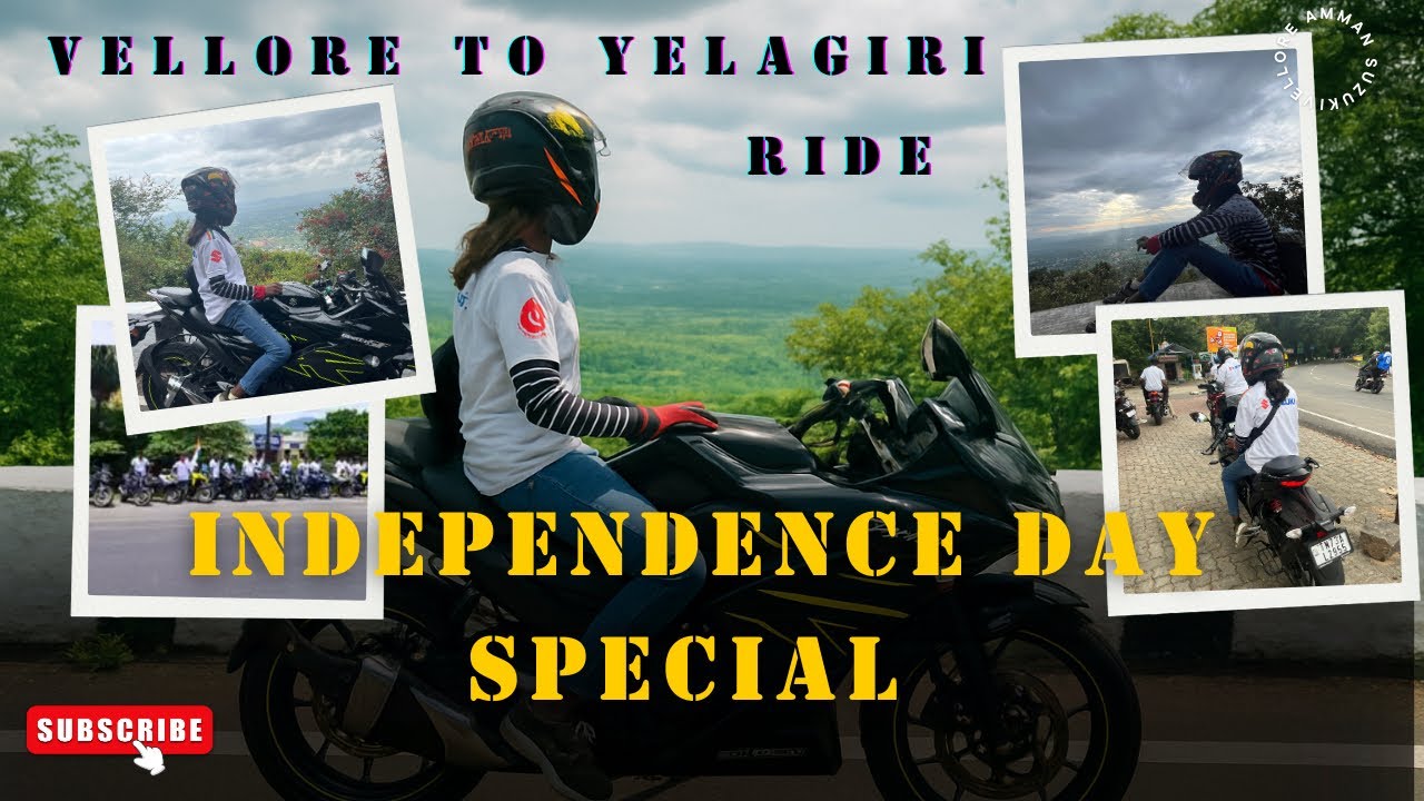 Independence Day bike ride | Yelagiri ride vlog | Suzuki Gixxer SF | Phoenix’s Girl | amman suzuki 