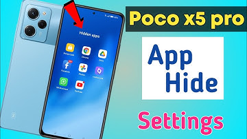 How to hide app in poco x5 pro | Poco x5 pro mobile me apps hide and unhide kaise kare