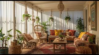 Bohemian Sunroom Design Secrets: Indoor Garden Meets Relaxation