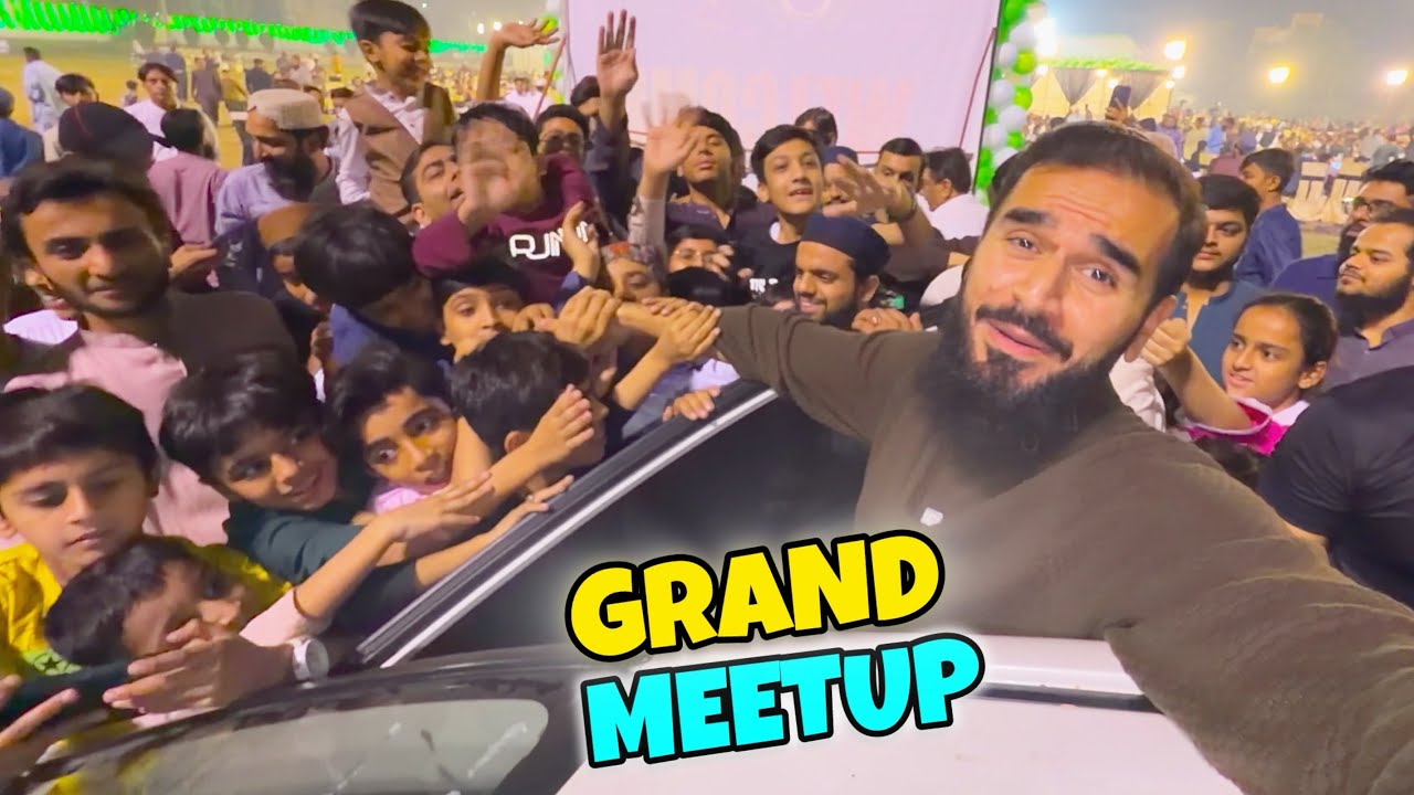 ⁣Sukkur mein hamara VIP welcome aur Grand meetup hogaya 😳 Itne saarey log agae ❤️