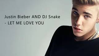 Let me love you song lyrics