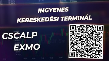 CScalp csatlakoztatása az EXMO Exchange-hez | Ingyenes kereskedési terminál