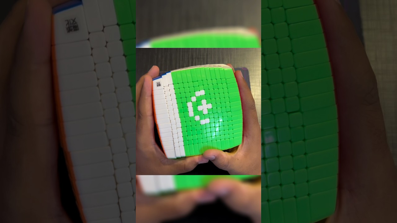 Pakistani Flag on 15x15 Rubik’s Cube 🇵🇰