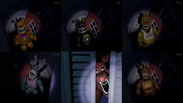 All Fixed UnNightmare Animatronics - All Jumpscares (FNaF 4 Mods)