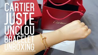 [ENG]까르띠에 저스트앵끌루 다이아 가격 착용법 여는법 언박싱 Cartier juste unclou price how to open unboxing